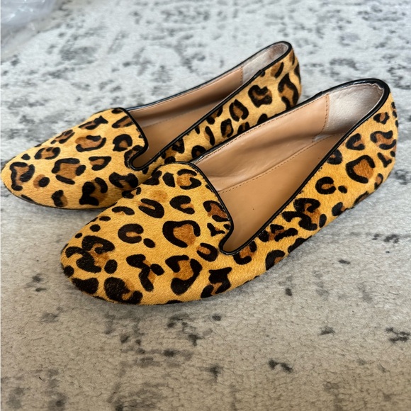 J Crew Leopard Ballet Flats - Picture 2 of 5